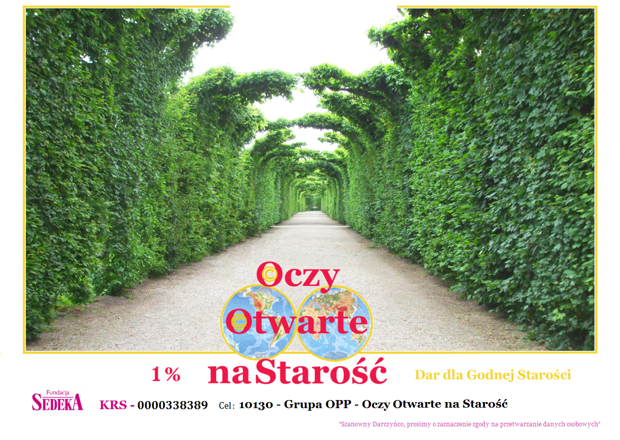 logo oczy otwarte na starość