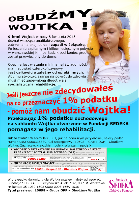 plakat obudzmy wojtka